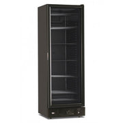 Congélateur vertical statique 361L -24°C avec porte en verre et 5 étagères - KlimaItalia