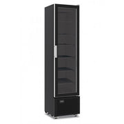 Congélateur vertical statique 168L -24°C Dégivrage auto Éclairage LED 6 étagères - SLIM FREEZER 225TBLACK - KlimaItalia