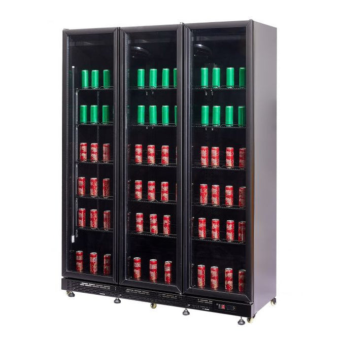 Armoire réfrigérée positive 3 portes en verre noir avec chauffage - 1600mm 08kW 1200 L Combisteel - vue 8 - Armoire réfrigérée positive pro CHR - Cuistéo