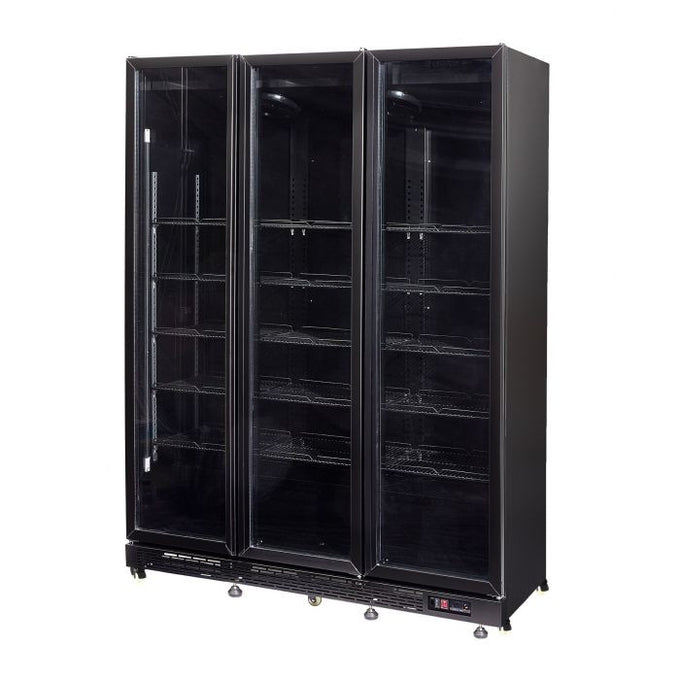 Armoire réfrigérée positive 1200L 3 portes acier noir numérique R290 1600x600x2100 mm 0.6 kW Combisteel - vue 3 - Armoire réfrigérée pro CHR - Cuistéo