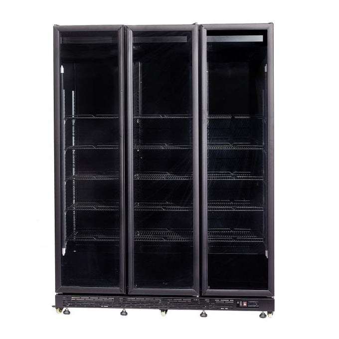 Armoire réfrigérée positive 1200L 3 portes acier noir numérique R290 1600x600x2100 mm 0.6 kW Combisteel - vue 4 - Armoire réfrigérée pro CHR - Cuistéo