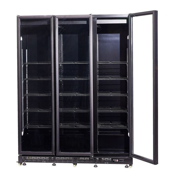 Armoire réfrigérée positive 1200L 3 portes acier noir numérique R290 1600x600x2100 mm 0.6 kW Combisteel - vue 5 - Armoire réfrigérée pro CHR - Cuistéo