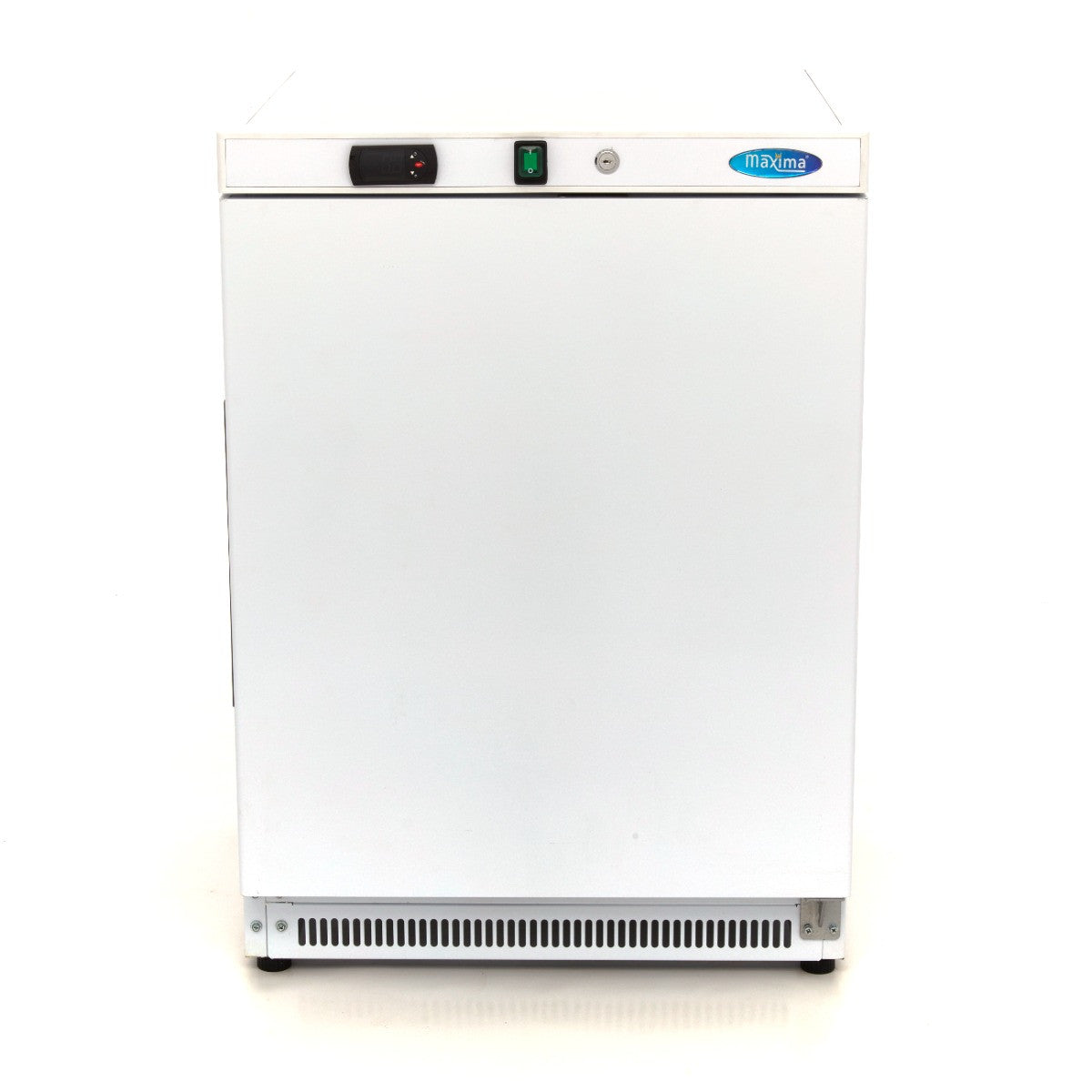 Congélateur professionnel 200L avec 2 étagères fixes - Blanc - Contrôle électronique de température inox 302 W Maxima - vue 2 - Mini armoire réfrigérée pro CHR - Cuistéo