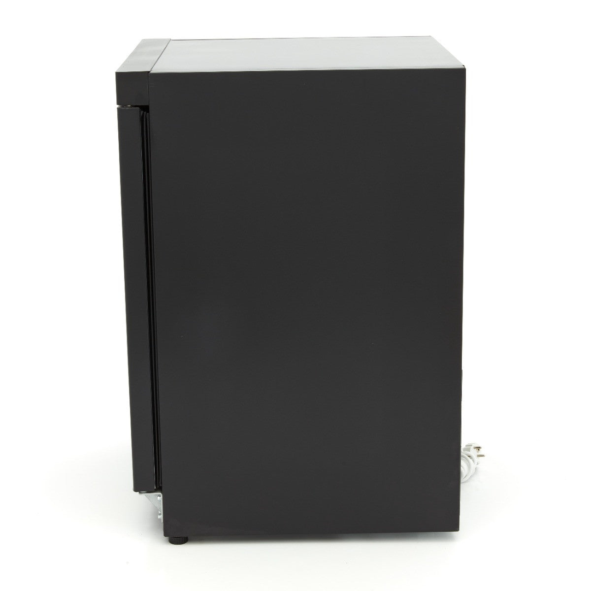 Congélateur professionnel 200L 2 étagères fixes serrure - Noir - Température réglable inox 302 W Maxima - vue 3 - Mini armoire réfrigérée pro CHR - Cuistéo