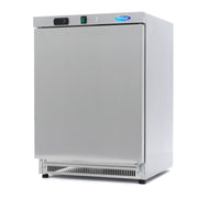 Congélateur professionnel 200L - 2 étagères fixes en inox - Contrôle numérique - Dégivrage automatique 302 W Maxima - Mini armoire réfrigérée professionnel CHR - matériel cuisine pro - Cuistéo