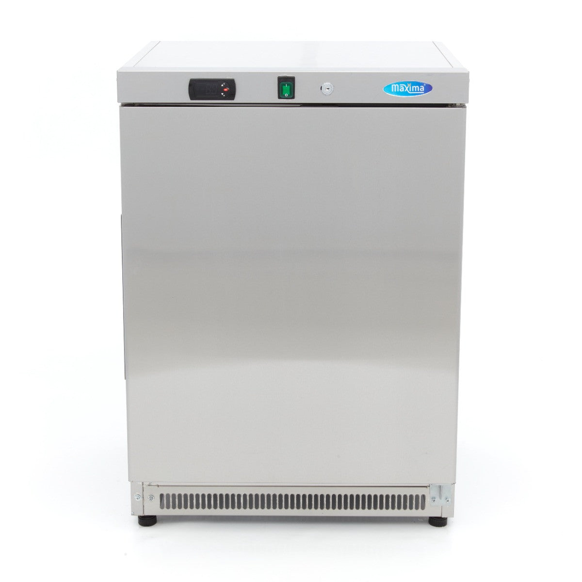 Congélateur professionnel 200L - 2 étagères fixes en inox - Contrôle numérique - Dégivrage automatique 302 W Maxima - vue 2 - Mini armoire réfrigérée pro CHR - Cuistéo