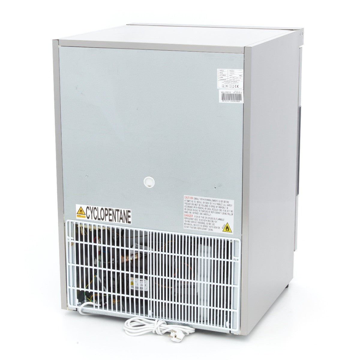 Congélateur professionnel 200L - 2 étagères fixes en inox - Contrôle numérique - Dégivrage automatique 302 W Maxima - vue 4 - Mini armoire réfrigérée pro CHR - Cuistéo