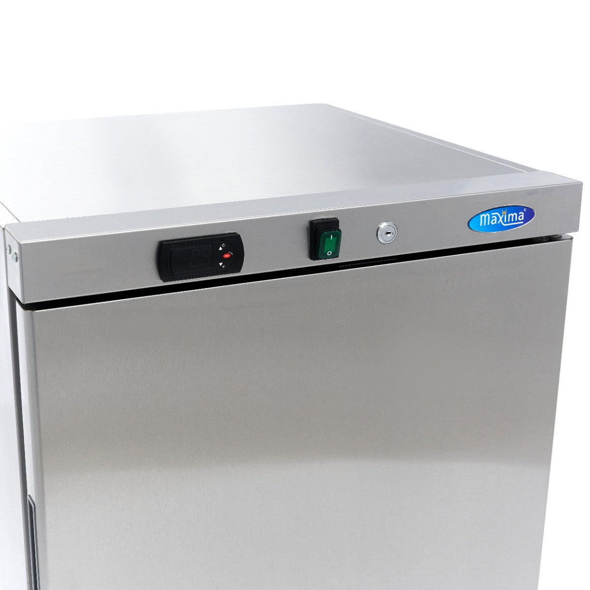 Congélateur professionnel 200L - 2 étagères fixes en inox - Contrôle numérique - Dégivrage automatique 302 W Maxima - vue 6 - Mini armoire réfrigérée pro CHR - Cuistéo