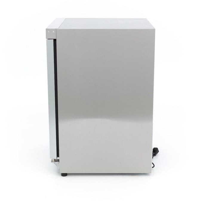 Congélateur professionnel 200L inox porte vitrée - régulateur électronique - R290 332 W Maxima - vue 3 - Mini armoire réfrigérée pro CHR - Cuistéo