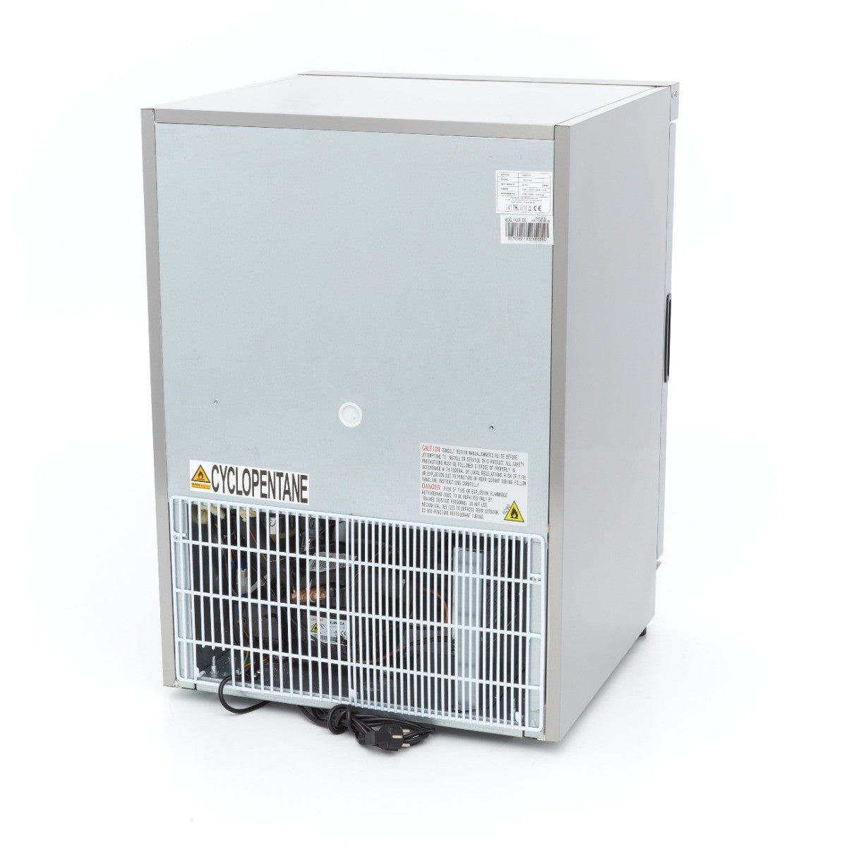 Congélateur professionnel 200L inox porte vitrée - régulateur électronique - R290 332 W Maxima - vue 4 - Mini armoire réfrigérée pro CHR - Cuistéo