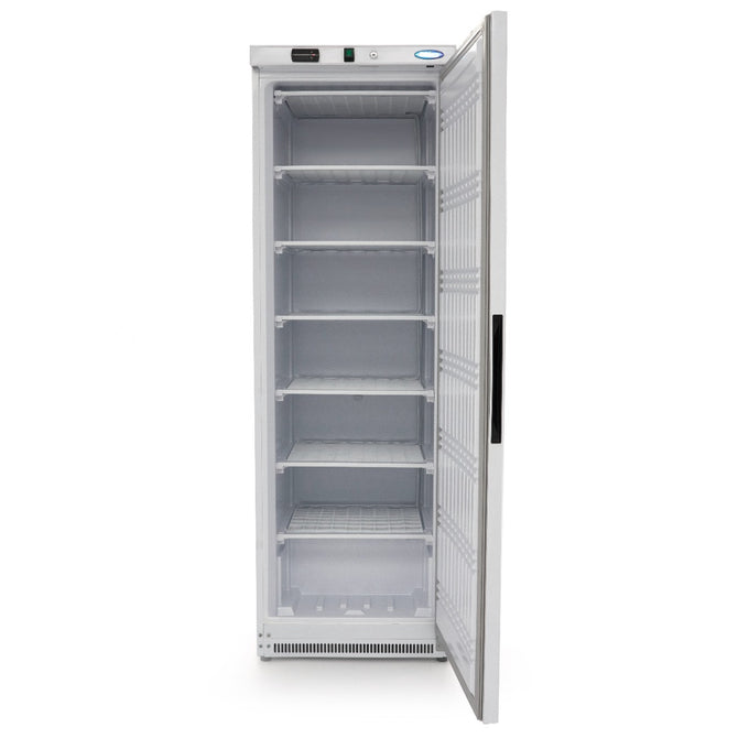 Congélateur professionnel 400L - 6 étagères fixes - Réglage électronique de la température - R290 - Blanc inox 384 W Maxima - vue 5 - Armoire réfrigérée négative pro CHR - Cuistéo
