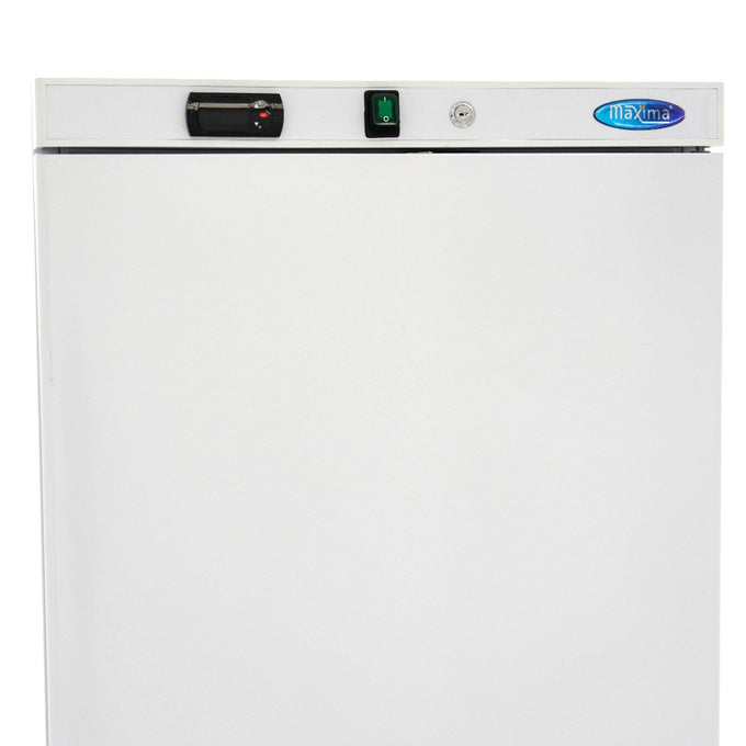 Congélateur professionnel 400L - 6 étagères fixes - Réglage électronique de la température - R290 - Blanc inox 384 W Maxima - vue 6 - Armoire réfrigérée négative pro CHR - Cuistéo