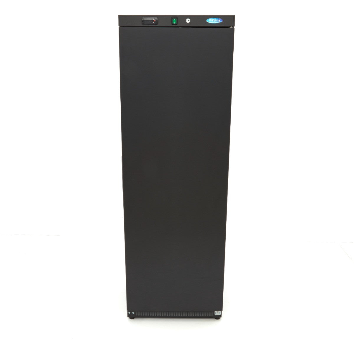 Congélateur professionnel 400L avec 6 étagères température réglable serrure noir inox 384 W Maxima - vue 2 - Armoire réfrigérée négative pro CHR - Cuistéo