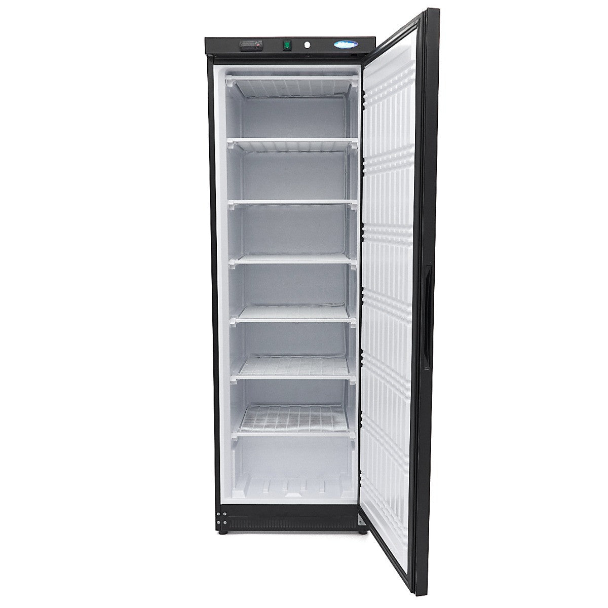 Congélateur professionnel 400L avec 6 étagères température réglable serrure noir inox 384 W Maxima - vue 5 - Armoire réfrigérée négative pro CHR - Cuistéo