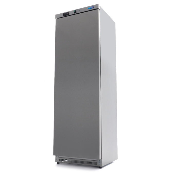 Congélateur professionnel 400 L - 6 étagères en inox - Température -18 à -25°C - Régulateur électronique 384 W Maxima - Armoire réfrigérée négative professionnel CHR - matériel cuisine pro - Cuistéo
