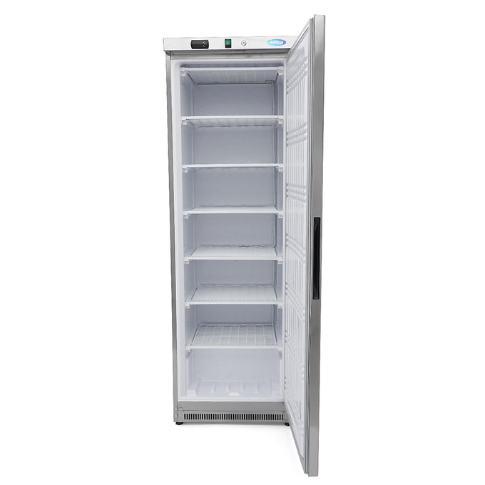 Congélateur professionnel 400 L - 6 étagères en inox - Température -18 à -25°C - Régulateur électronique 384 W Maxima - vue 5 - Armoire réfrigérée négative pro CHR - Cuistéo