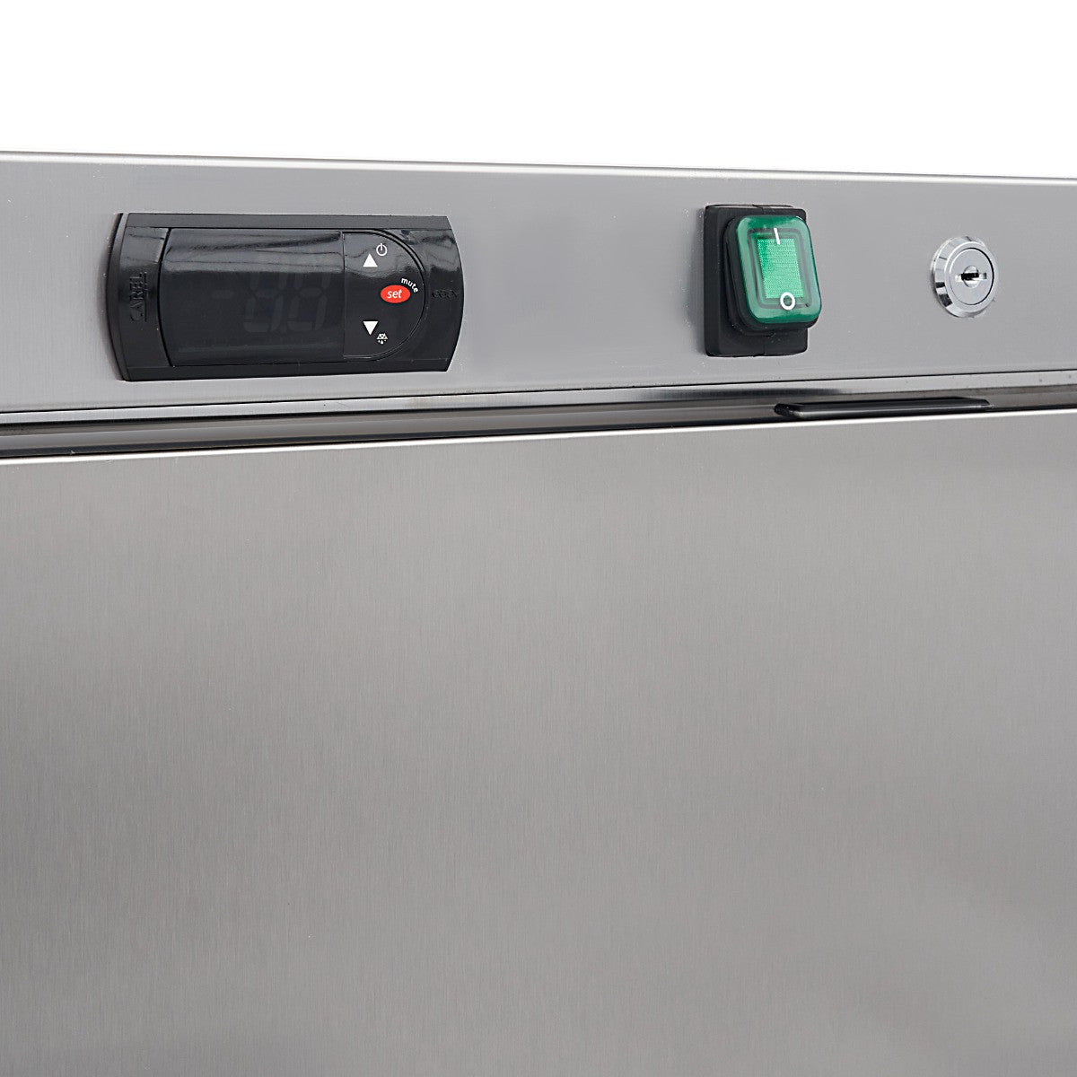 Congélateur professionnel 400 L - 6 étagères en inox - Température -18 à -25°C - Régulateur électronique 384 W Maxima - vue 6 - Armoire réfrigérée négative pro CHR - Cuistéo