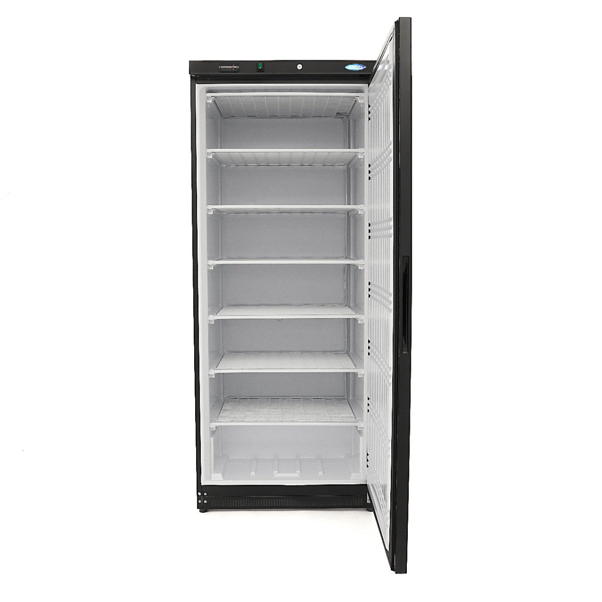 Congélateur professionnel - 600 litres - 6 étagères - Noir inox 450 W Maxima - vue 5 - Armoire réfrigérée négative pro CHR - Cuistéo