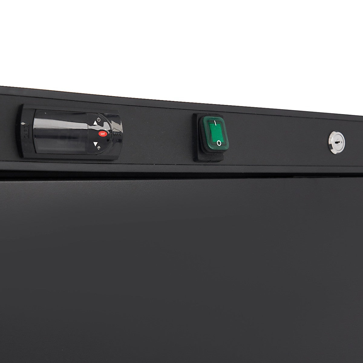 Congélateur professionnel - 600 litres - 6 étagères - Noir inox 450 W Maxima - vue 6 - Armoire réfrigérée négative pro CHR - Cuistéo