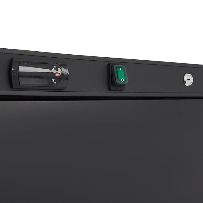 Congélateur professionnel - 600 litres - 6 étagères - Noir inox 450 W Maxima - vue 6 - Armoire réfrigérée négative pro CHR - Cuistéo