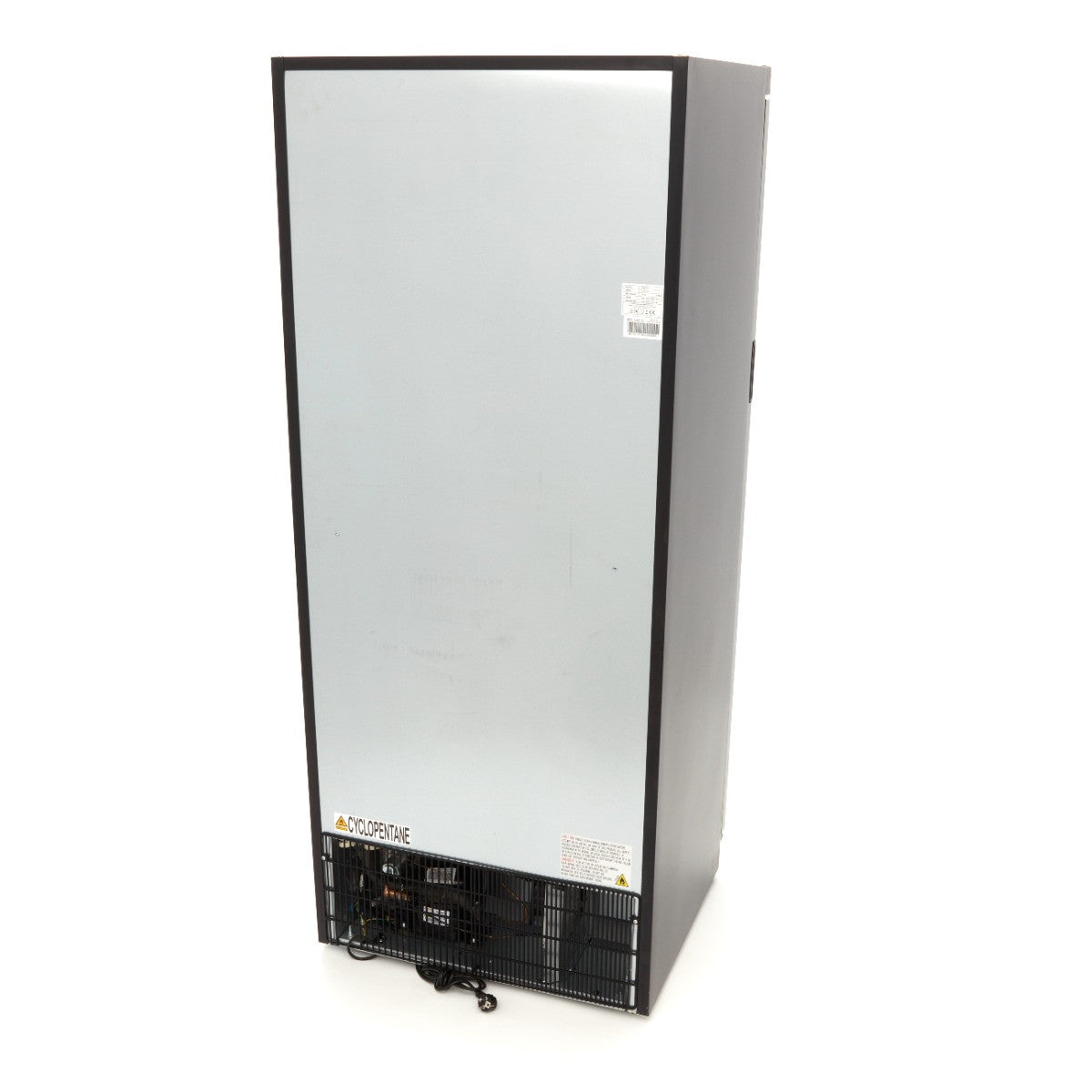 Congélateur professionnel 600L noir avec porte vitrée 6 étagères contrôle électronique inox 656 W Maxima - vue 4 - Armoire réfrigérée négative pro CHR - Cuistéo