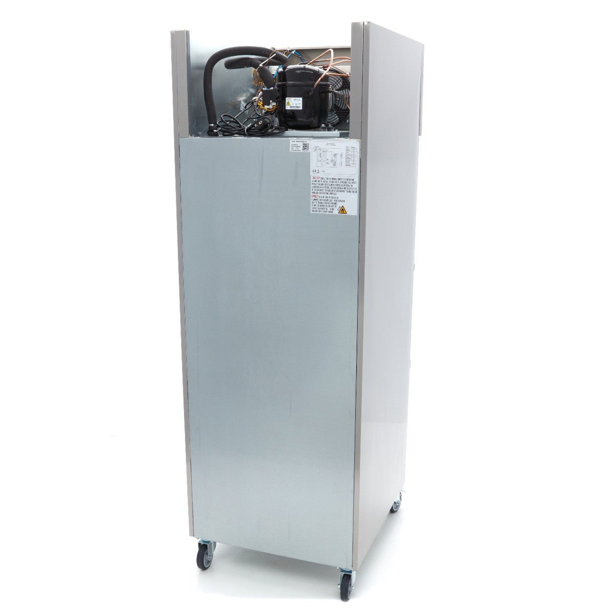 Congélateur 600L avec 3 étagères réglables porte en verre acier inoxydable contrôle numérique 440 W Maxima - vue 4 - Armoire réfrigérée négative pro CHR - Cuistéo