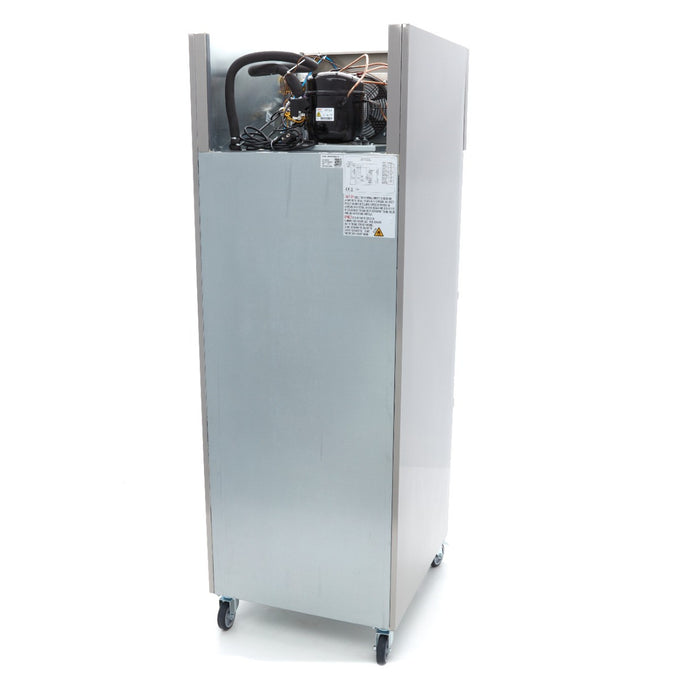 Congélateur 600L avec 3 étagères réglables porte en verre acier inoxydable contrôle numérique 440 W Maxima - vue 4 - Armoire réfrigérée négative pro CHR - Cuistéo