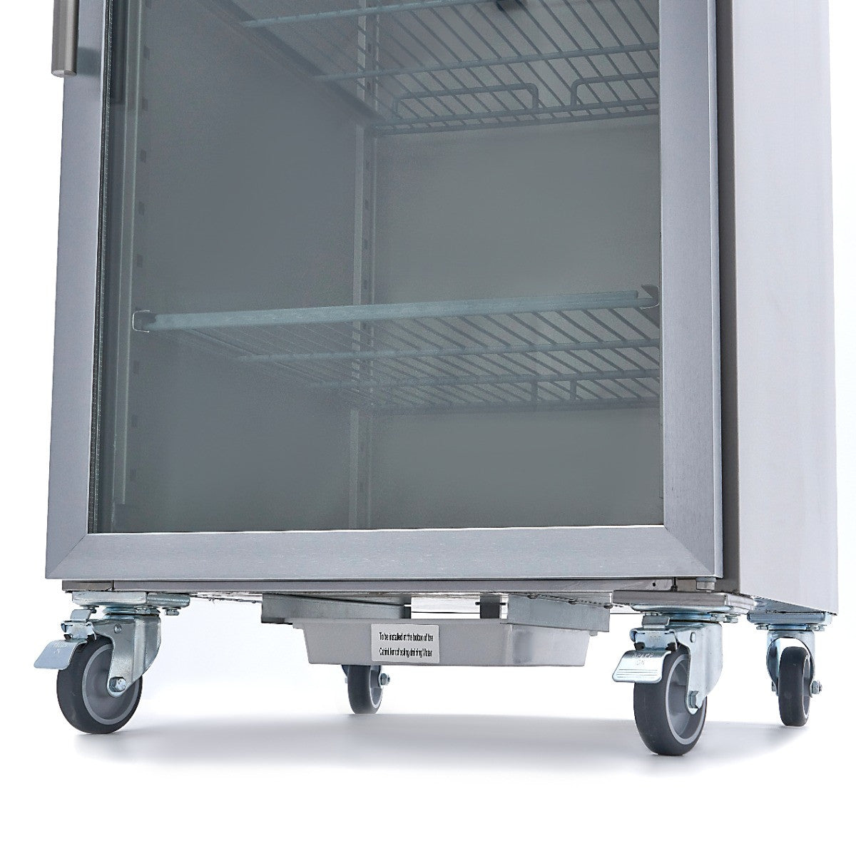 Congélateur 600L avec 3 étagères réglables porte en verre acier inoxydable contrôle numérique 440 W Maxima - vue 12 - Armoire réfrigérée négative pro CHR - Cuistéo