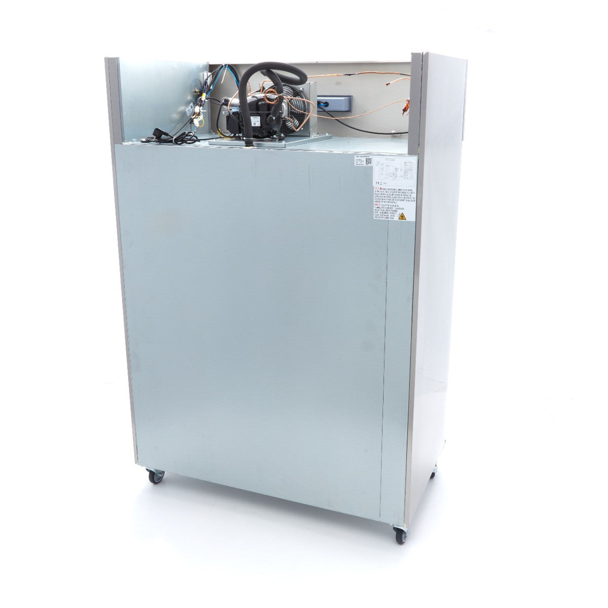 Congélateur 1200L 6 étagères GN 2/1 porte en verre régulateur électronique acier inoxydable 690 W Maxima - vue 4 - Armoire réfrigérée négative pro CHR - Cuistéo