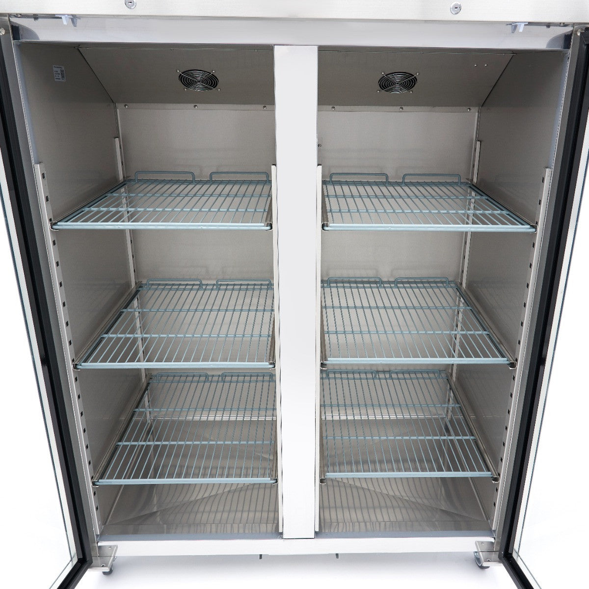 Congélateur 1200L 6 étagères GN 2/1 porte en verre régulateur électronique acier inoxydable 690 W Maxima - vue 9 - Armoire réfrigérée négative pro CHR - Cuistéo