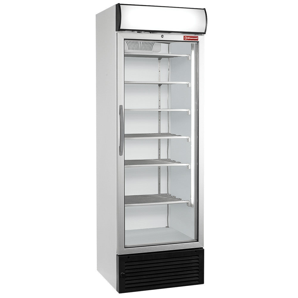 Vitrine Négative Statique/Ventilée 500L -12° à -22° avec Éclairage Intérieur - Diamond