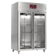 Armoire vitrée de congélation 1400 lt GN 2/1 réfrigérant R290 isolation polyuréthane - Diamond