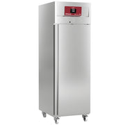 Armoire de congélation ventilée 700 L GN 2/1 acier inoxydable classe E R290 4 roues - Diamond