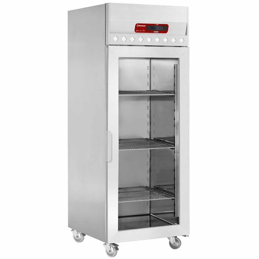 Armoire congélation ventilée 700 lt GN 2/1 classe E R290 acier inox -15° à -22° - Diamond