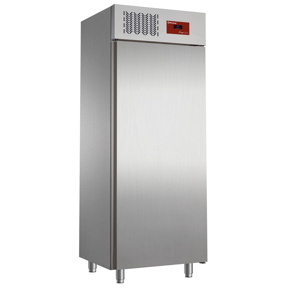 Armoire congélation 500L avec 20 glissières - Dégivrage manuel porte réversible - Acier inoxydable - Diamond