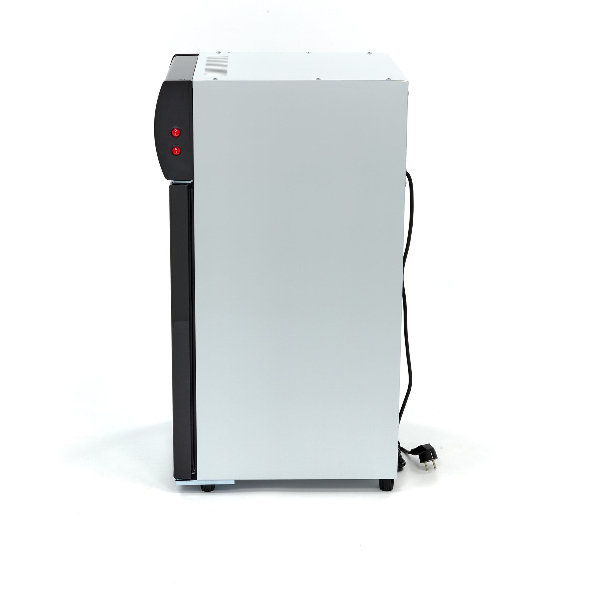 Réfrigérateur à boissons professionnel 50 L avec 2 étagères réglables porte battante à double vitrage inox 120 W Maxima - vue 4 - Mini armoire réfrigérée pro CHR - Cuistéo