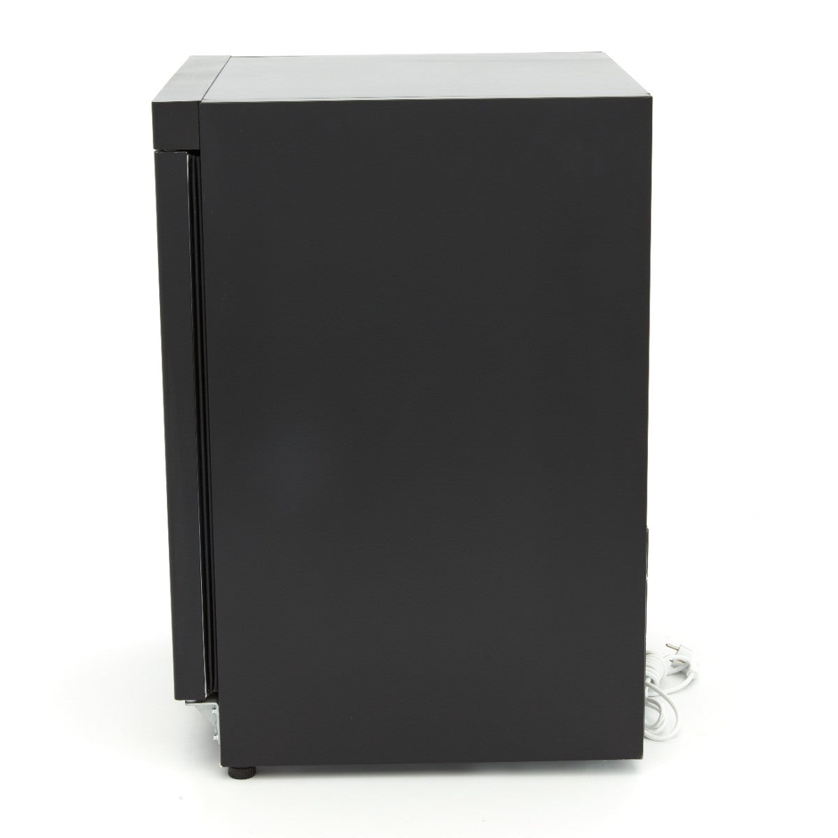 Réfrigérateur professionnel 200L avec 3 étagères ajustables et système de refroidissement ventilé - Noir inox 198 W Maxima - vue 3 - Mini armoire réfrigérée pro CHR - Cuistéo