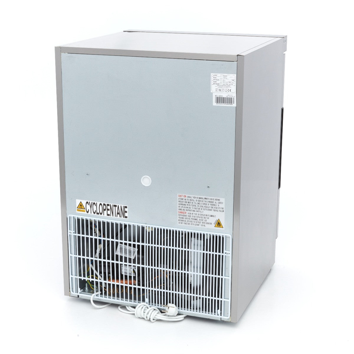 Réfrigérateur professionnel 200L 3 étagères acier inox refroidissement ventilé contrôle électronique 198 W Maxima - vue 4 - Mini armoire réfrigérée pro CHR - Cuistéo