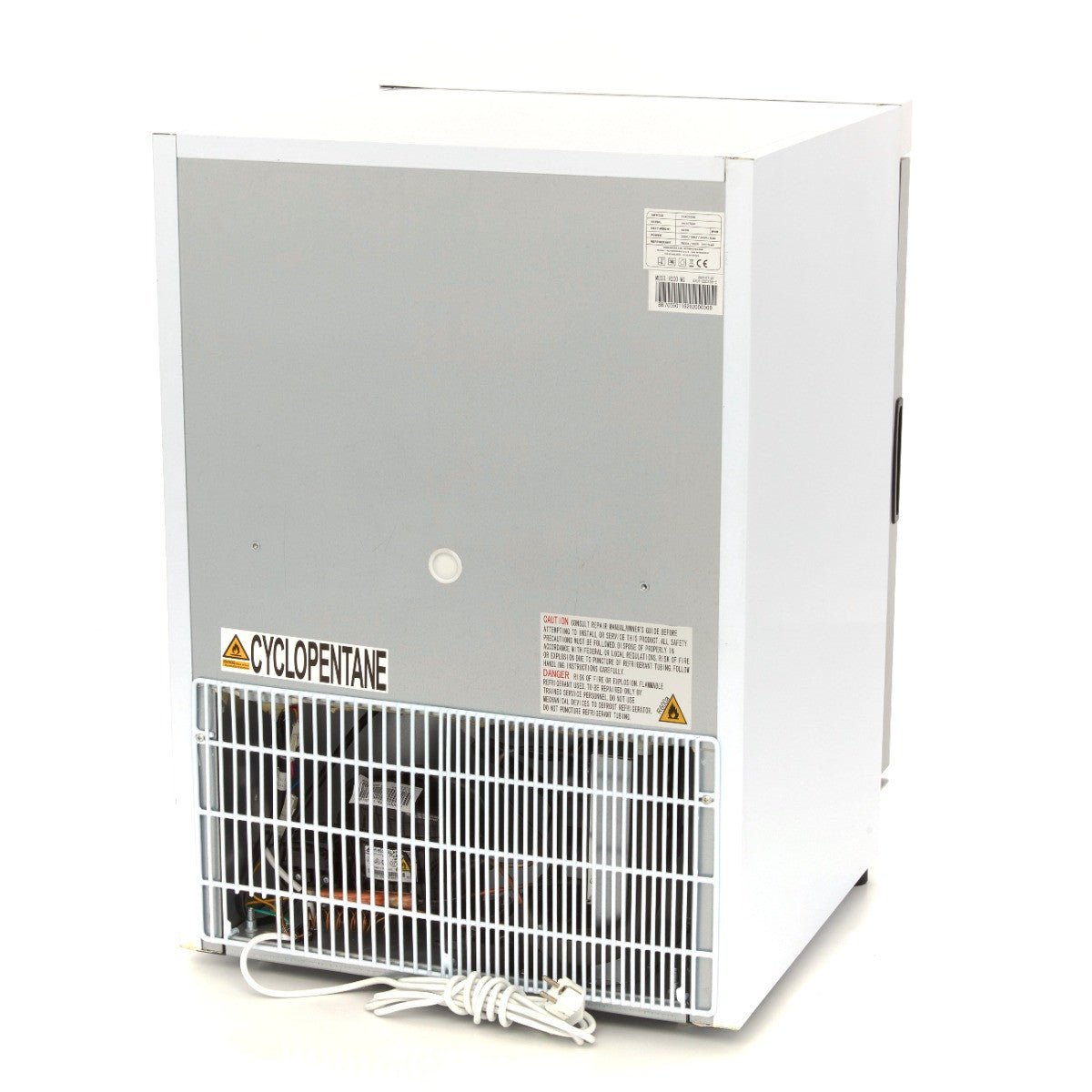 Mini vitrine réfrigérée 200L avec porte en verre étagères réglables refroidissement ventilé inox 205 W Maxima - vue 4 - Mini armoire réfrigérée pro CHR - Cuistéo