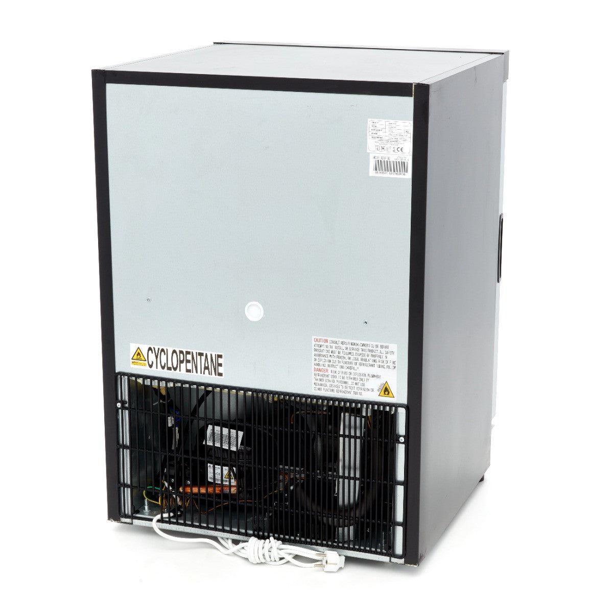 Mini vitrine réfrigérée 200L - Noir Système de refroidissement ventilé 3 étagères réglables inox 205 W Maxima - vue 4 - Mini armoire réfrigérée pro CHR - Cuistéo