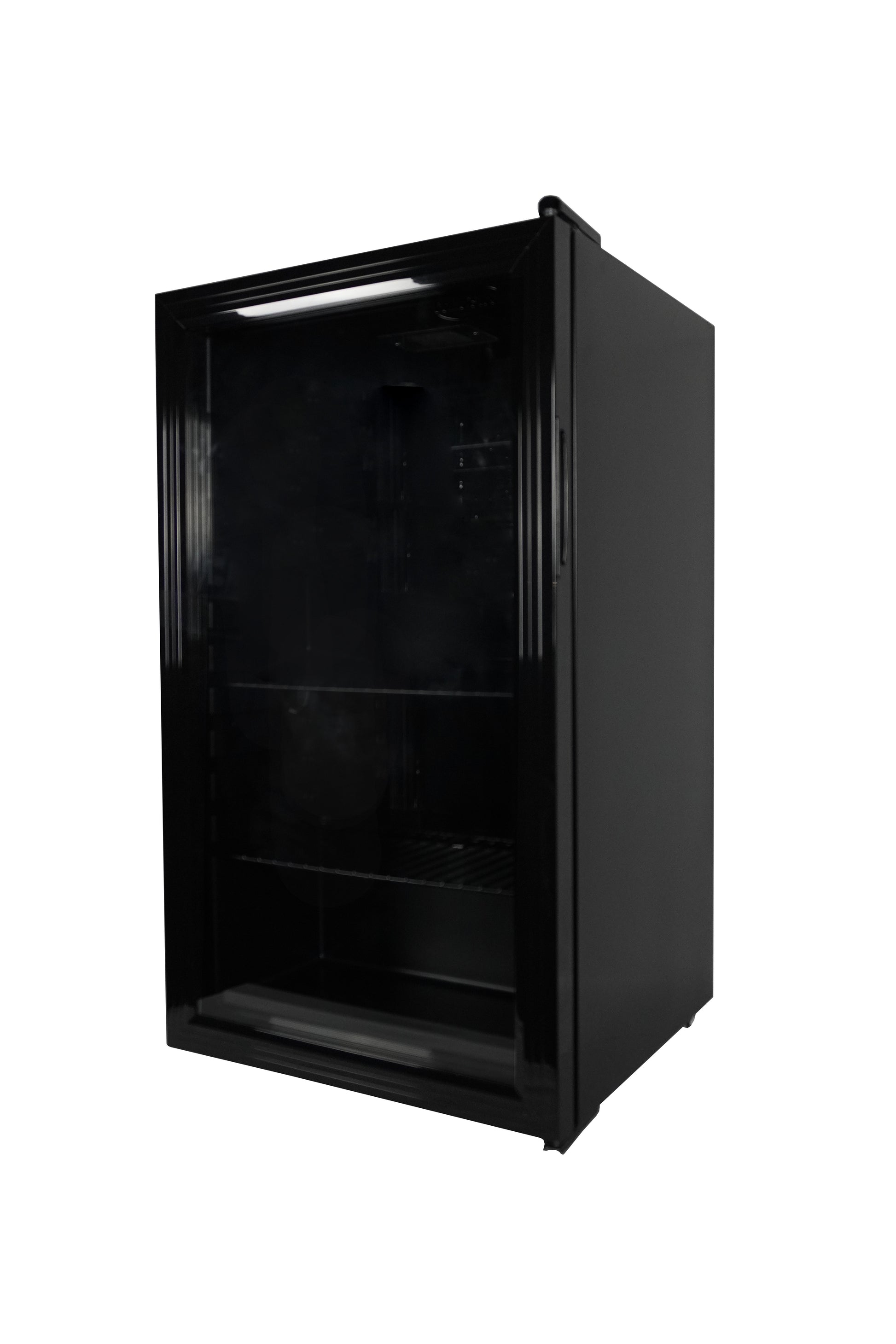 Mini vitrine réfrigérée 80L - +3/+10°C - LED - 4 grilles - Économie d'énergie - Noir 474x440x840 mm 0.085 kW Combisteel - vue 6 - Mini armoire réfrigérée pro CHR - Cuistéo