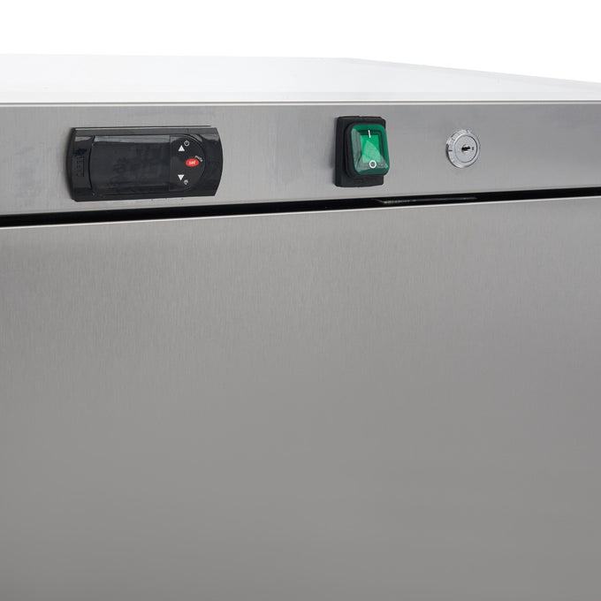 Réfrigérateur professionnel 400L - 4 étagères ajustables - Acier inoxydable - Température contrôlée 300 W Maxima - vue 6 - Armoire réfrigérée positive pro CHR - Cuistéo
