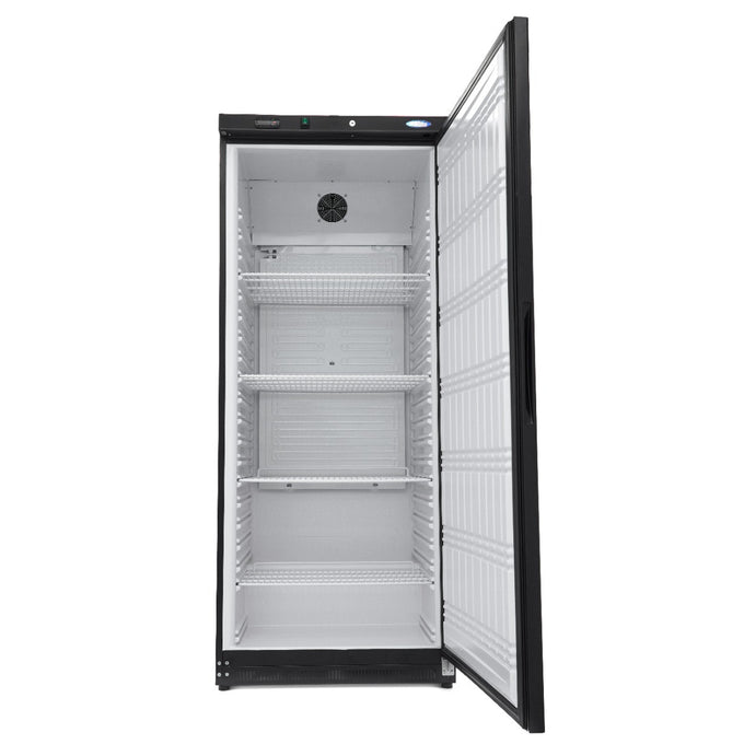 Réfrigérateur professionnel 600L noir 4 étagères ajustables contrôle électronique R600a système de refroidissement inox 442 W Maxima - vue 5 - Armoire réfrigérée positive pro CHR - Cuistéo