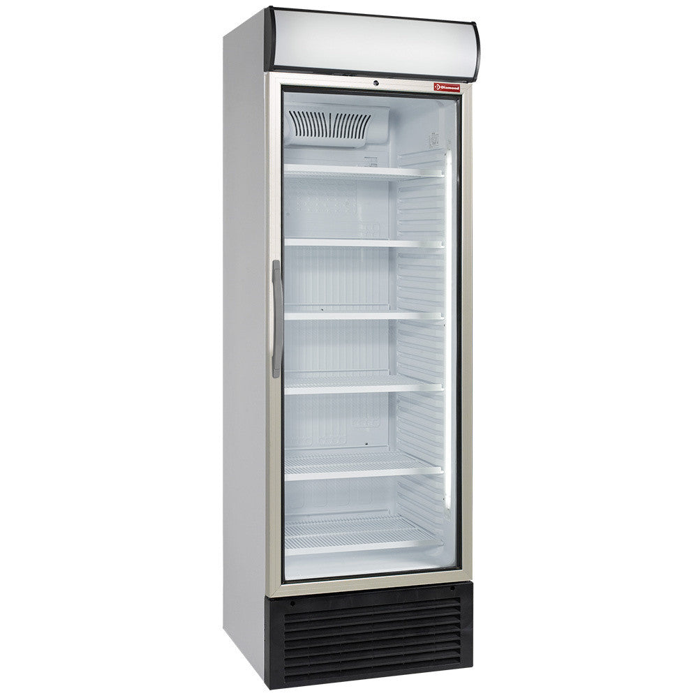 Vitrine Positive Ventilée 500L avec Éclairage Dégivrage Automatique et 6 Grilles - Diamond