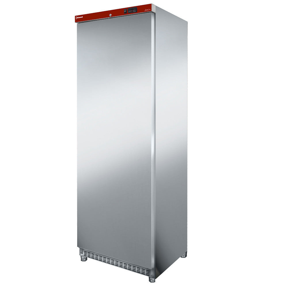 Armoire réfrigérée ventilée 400L -1°/+6°C en acier inox 3 grilles réglables Dégivrage auto - Diamond