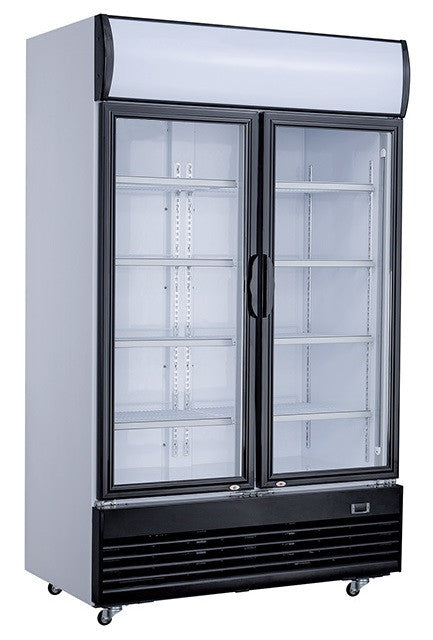 Réfrigérateur 2 portes en verre 800l 1000x730x2072 mm Combisteel - vue 2 - Armoire à boissons pro CHR - Cuistéo