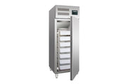 Réfrigérateur poisson inox 537L avec 7 bacs et contrôle numérique Saro - Armoire réfrigérée positive professionnel CHR - matériel cuisine pro - Cuistéo