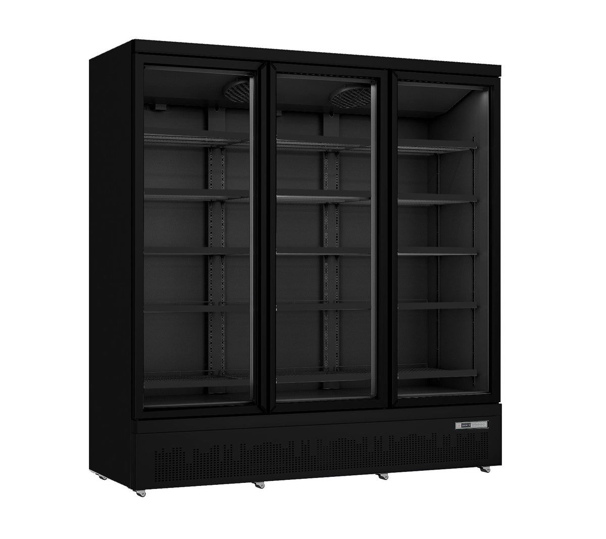 Réfrigérateur vitrine 1246L 3 portes et contrôle numérique Saro - Armoire réfrigérée positive professionnel CHR - matériel cuisine pro - Cuistéo