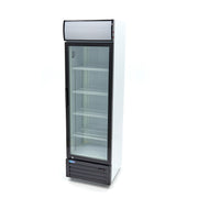 Réfrigérateur à boissons - 360L - 4 étagères ajustables inox 205 W Maxima - Frigo professionnel vitré professionnel CHR - matériel cuisine pro - Cuistéo
