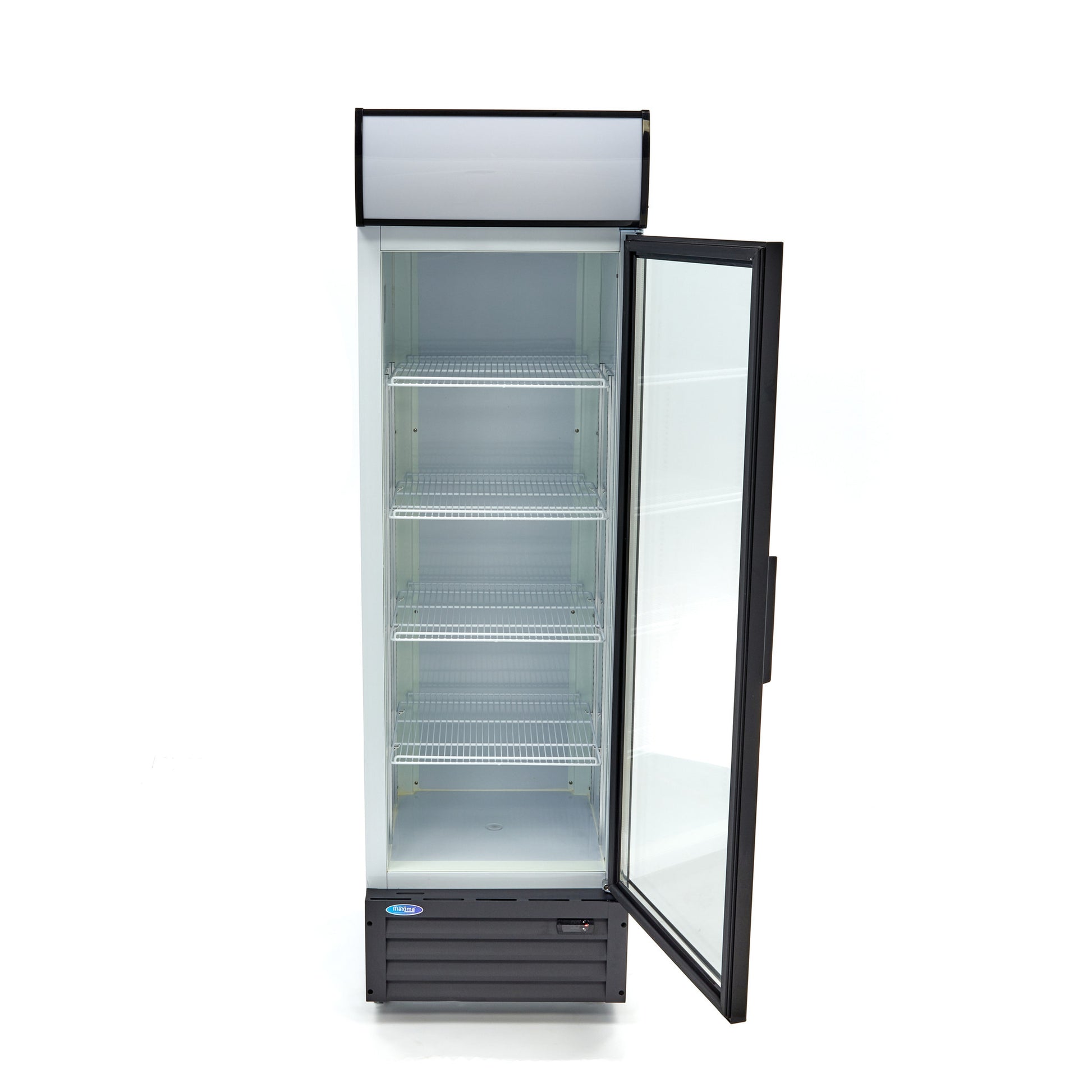 Réfrigérateur à boissons - 360L - 4 étagères ajustables inox 205 W Maxima - vue 5 - Frigo professionnel vitré pro CHR - Cuistéo